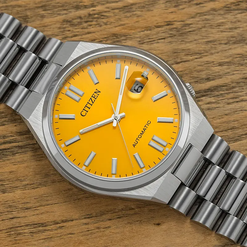 Citizen Tsuyosa Automatic Yellow Dial Men’s Watch | NJ0150-81Z